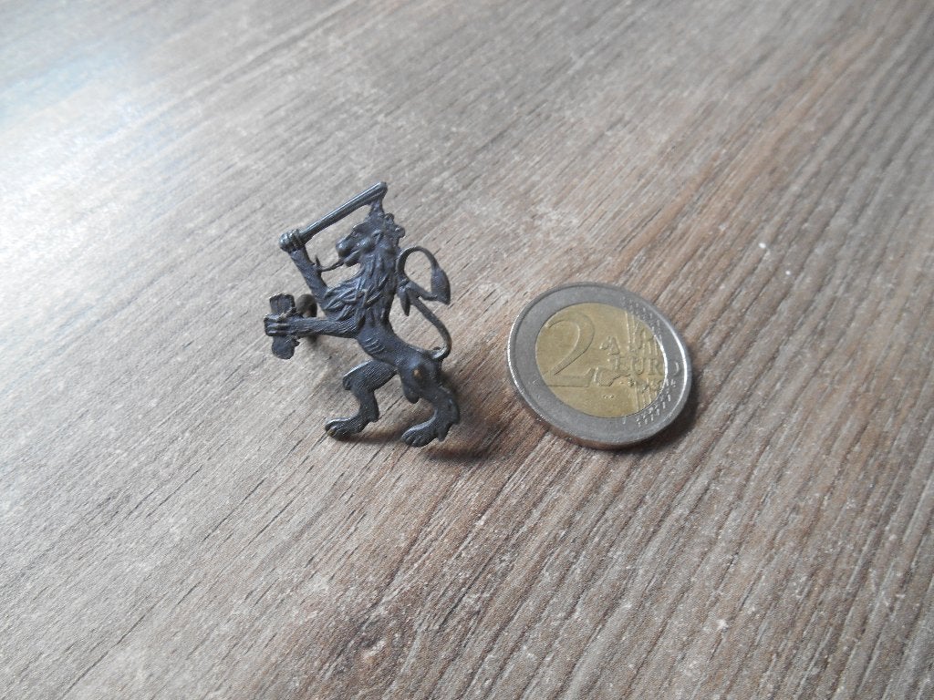 Nederlandse leeuw voor op de kepie, Verzamelen, Ophalen of Verzenden, Landmacht, Nederland, Embleem of Badge