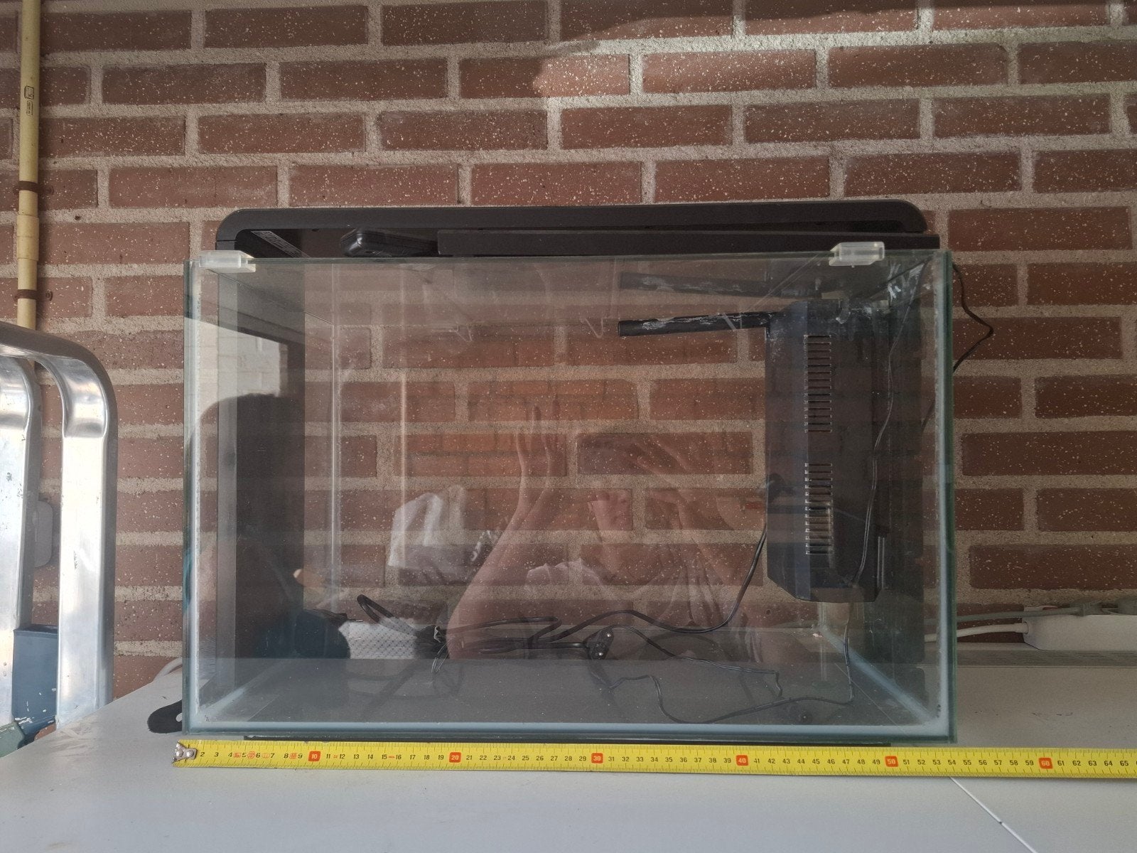 vissen aquarium 55x30x35, Ophalen, Minder dan 65 cm