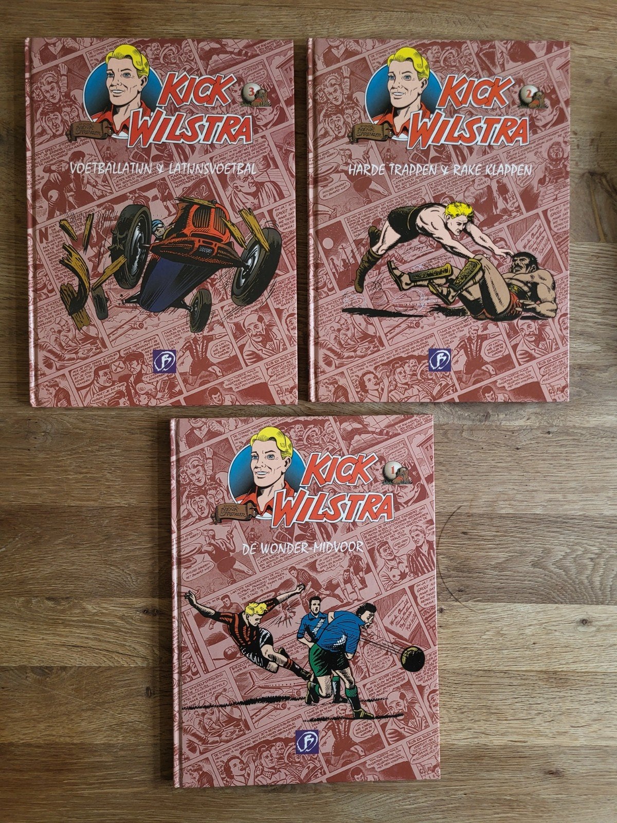 Kick Wilstra - Complete serie van 3 stripboeken, Boeken, Ophalen of Verzenden