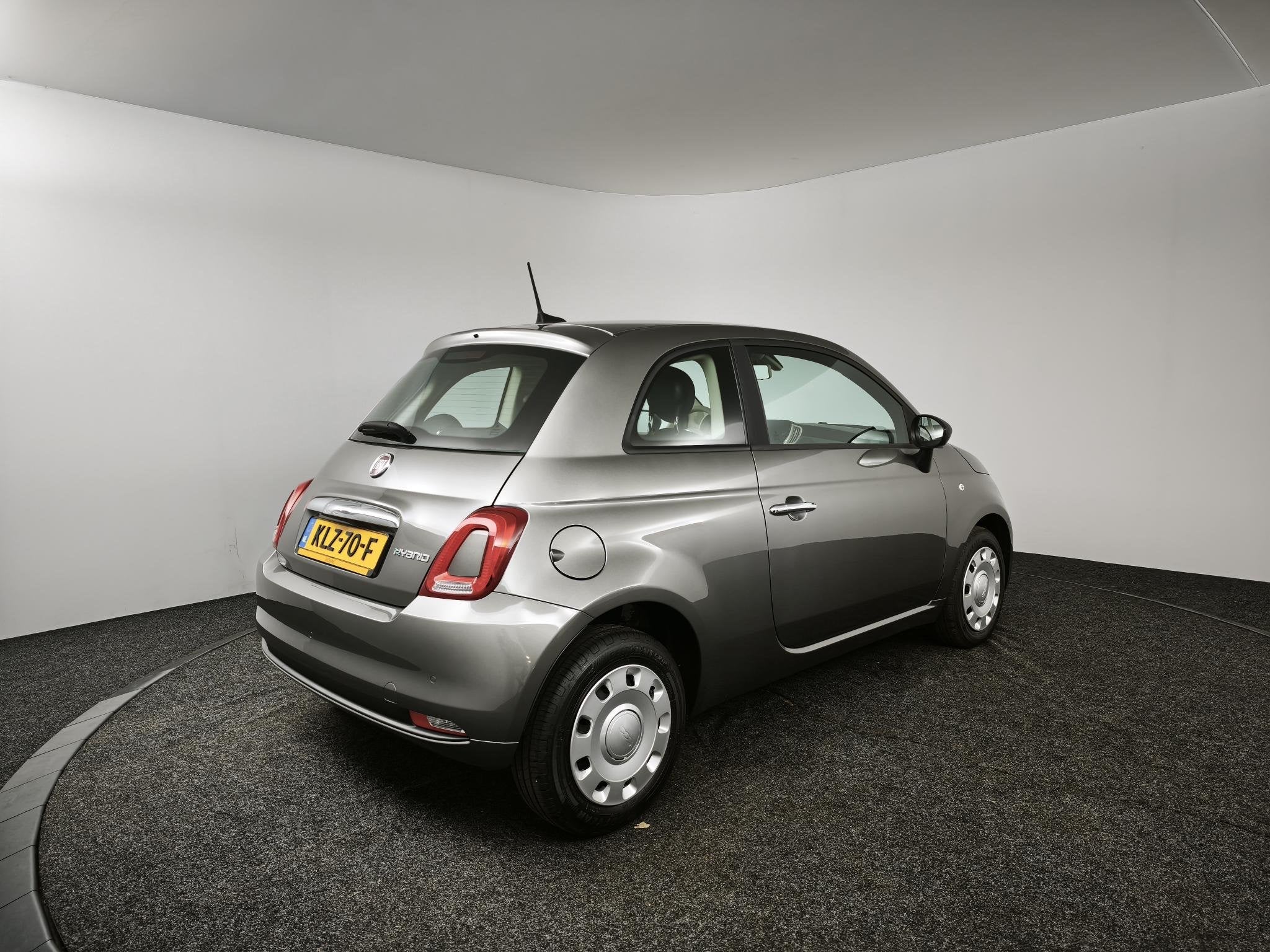 Fiat 500 1.0 Hybrid | Cruise Control | Parkeersensoren | Blu, Stof, Gebruikt, 4 stoelen, Handgeschakeld