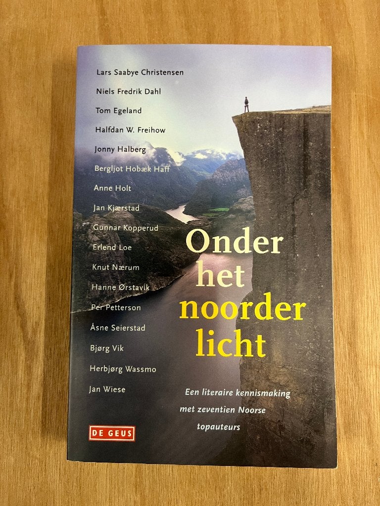 Onder het noorderlicht - Noorse topauteurs, Europa overig, Lars Saabye Christensen, Niels Fredrik Dahl, Tom Egeland e.a., Ophalen of Verzenden