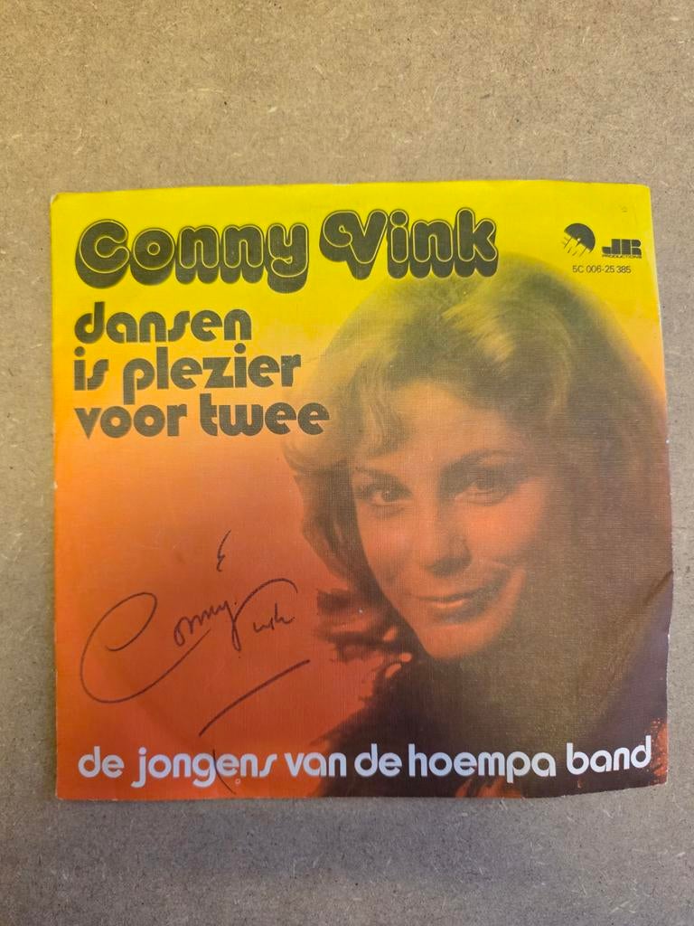 Conny vink - dansen is plezier voor twee, Cd's en Dvd's, Gebruikt, 7 inch, Single, Ophalen of Verzenden