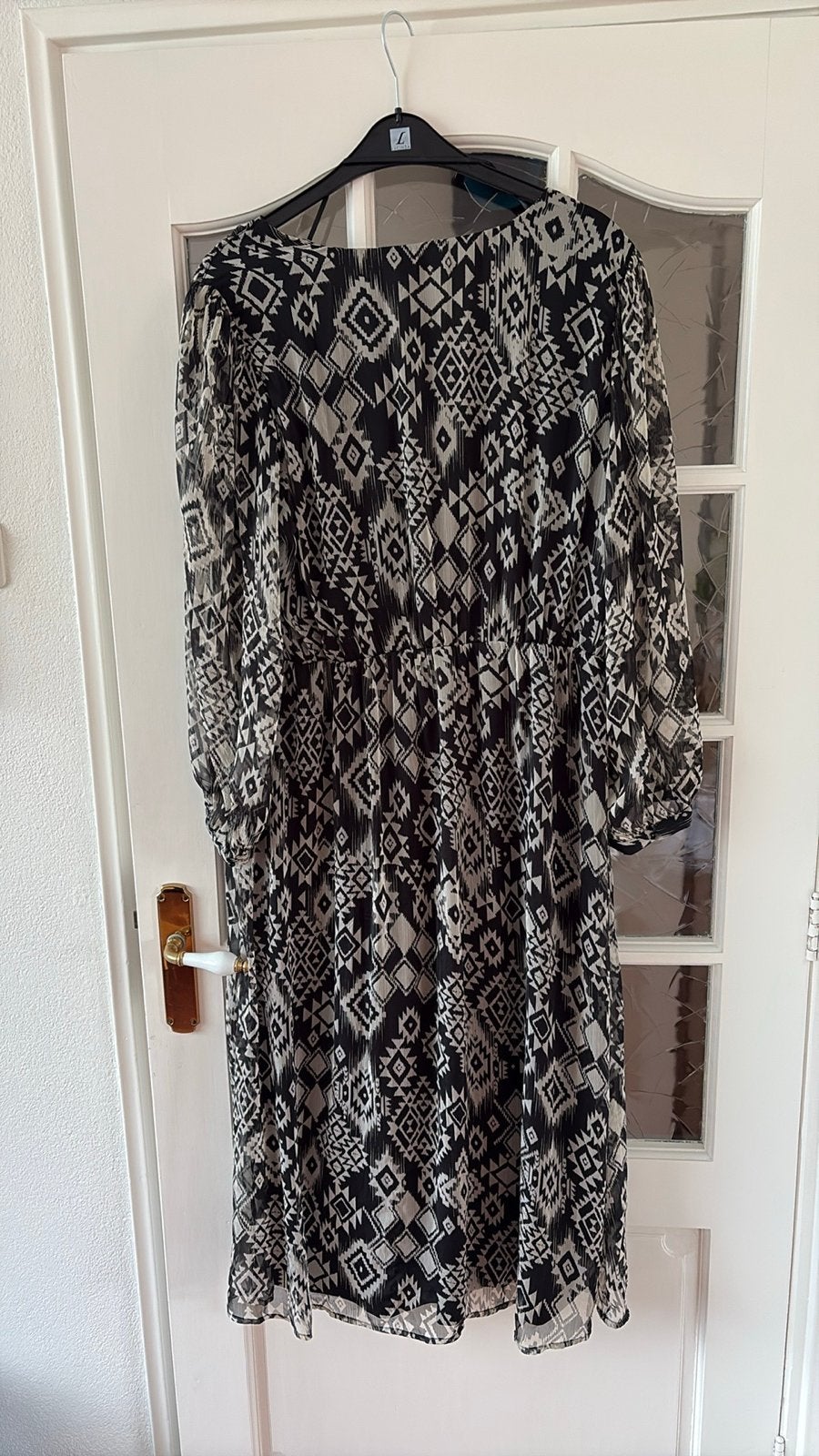 Vero Moda Curve Jurk met Aztec Print - Maat 50, Ophalen of Verzenden, Zo goed als nieuw, Zwart