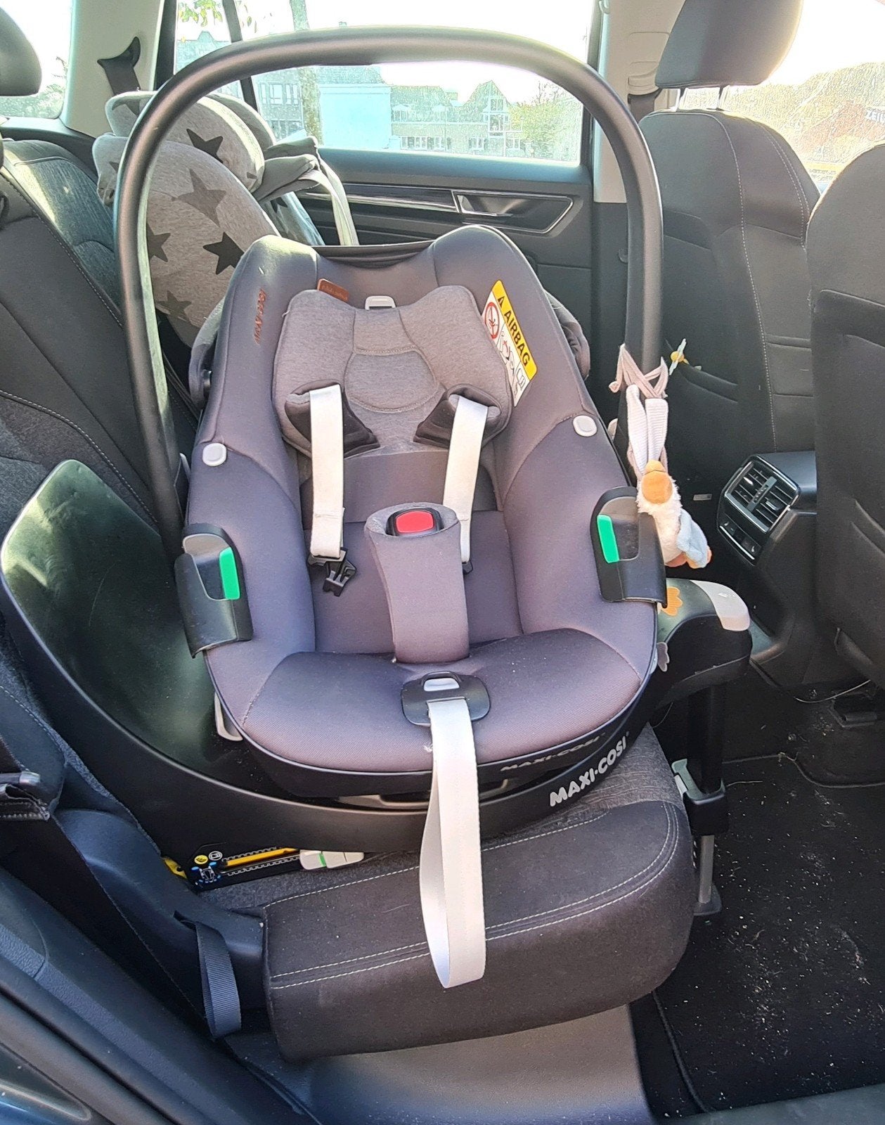 Maxi Cosi Pebble 360 + FamilyFix 360 + Adapters Dubatti Two, Kinderen en Baby's, Ophalen, Zo goed als nieuw, Isofix, 0 t/m 13 kg