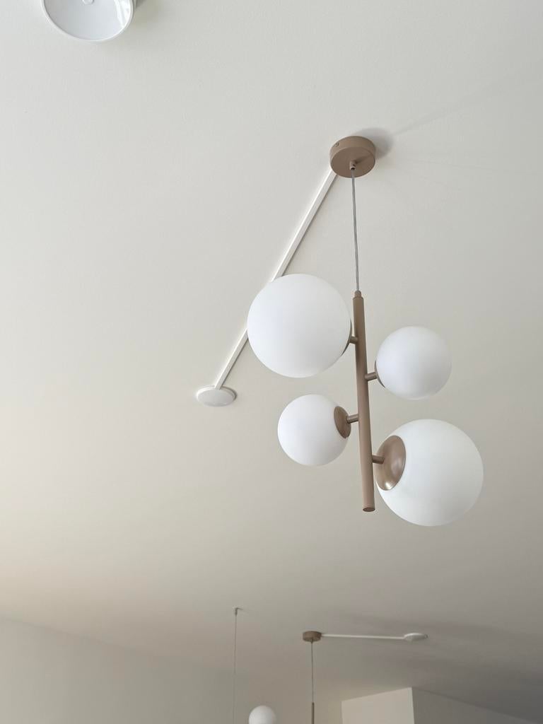 Bolia lampen 2 stuks, Huis en Inrichting, Ophalen of Verzenden, Zo goed als nieuw, Glas, Japandi