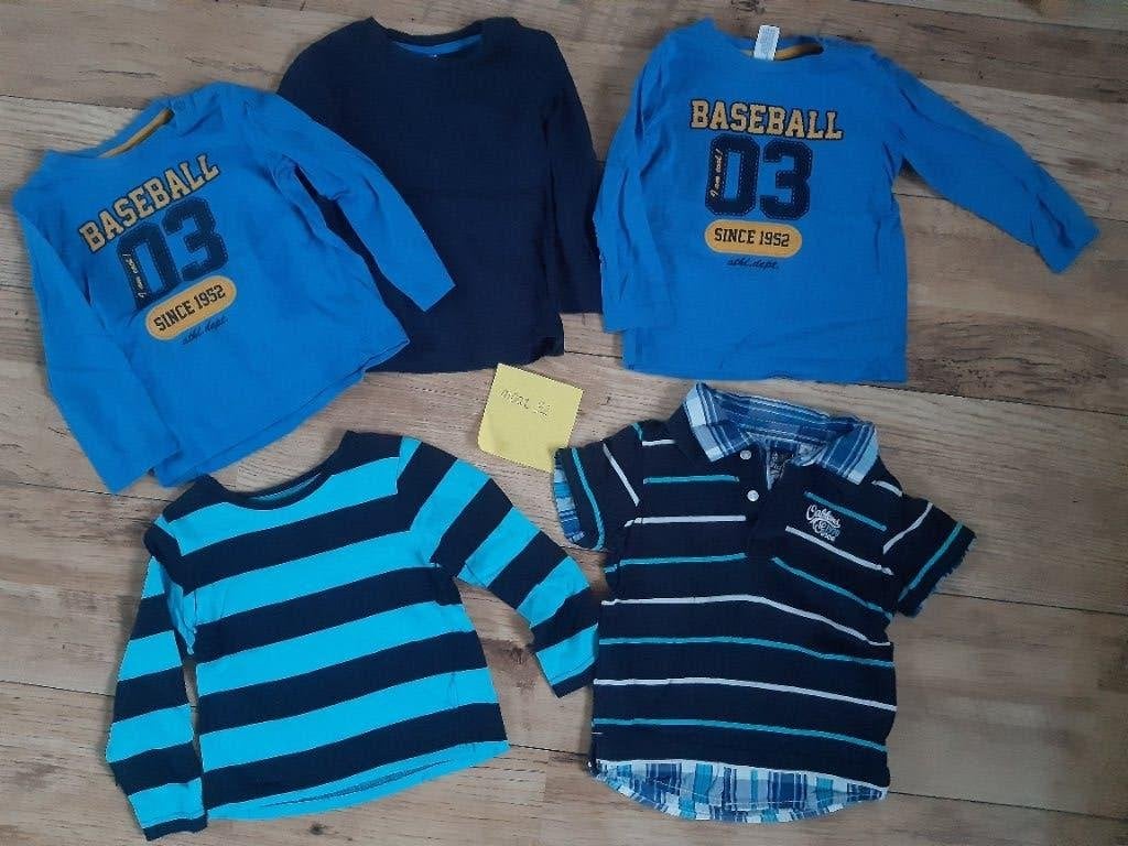 Pakket jongenskleding Maat 92- blouse en longsleeves, Ophalen of Verzenden, Zo goed als nieuw, Jongen, Shirt of Longsleeve