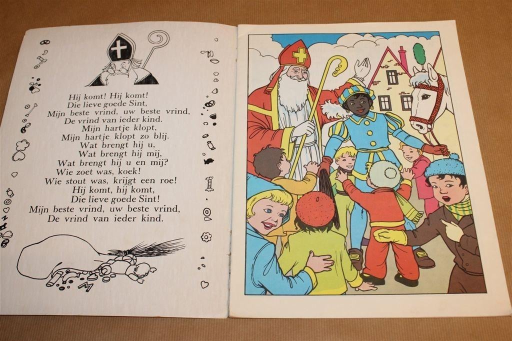 Vintage Prentenboek Zie Ginds Komt de Stoomboot [1963], Diversen, Sinterklaas, Gebruikt, -, -, Ophalen of Verzenden