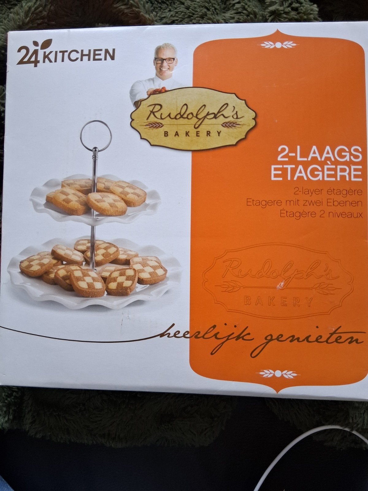 Nieuw: Rudolph's Bakery 2-laags etagere roze, Ophalen of Verzenden, Nieuw