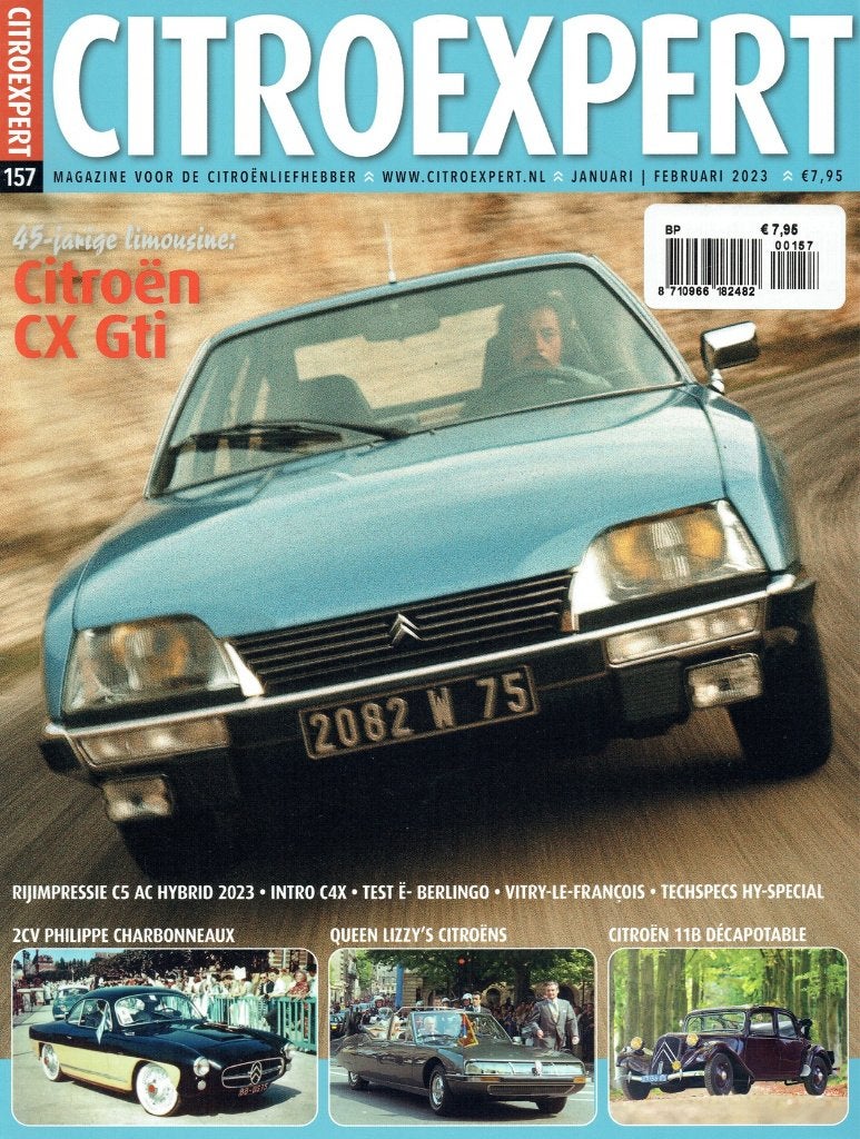 CitroExpert 2023 nr. 157 (o.a. Citroën CX GTi & 2401 GT), Verzenden, Gelezen, Citroën