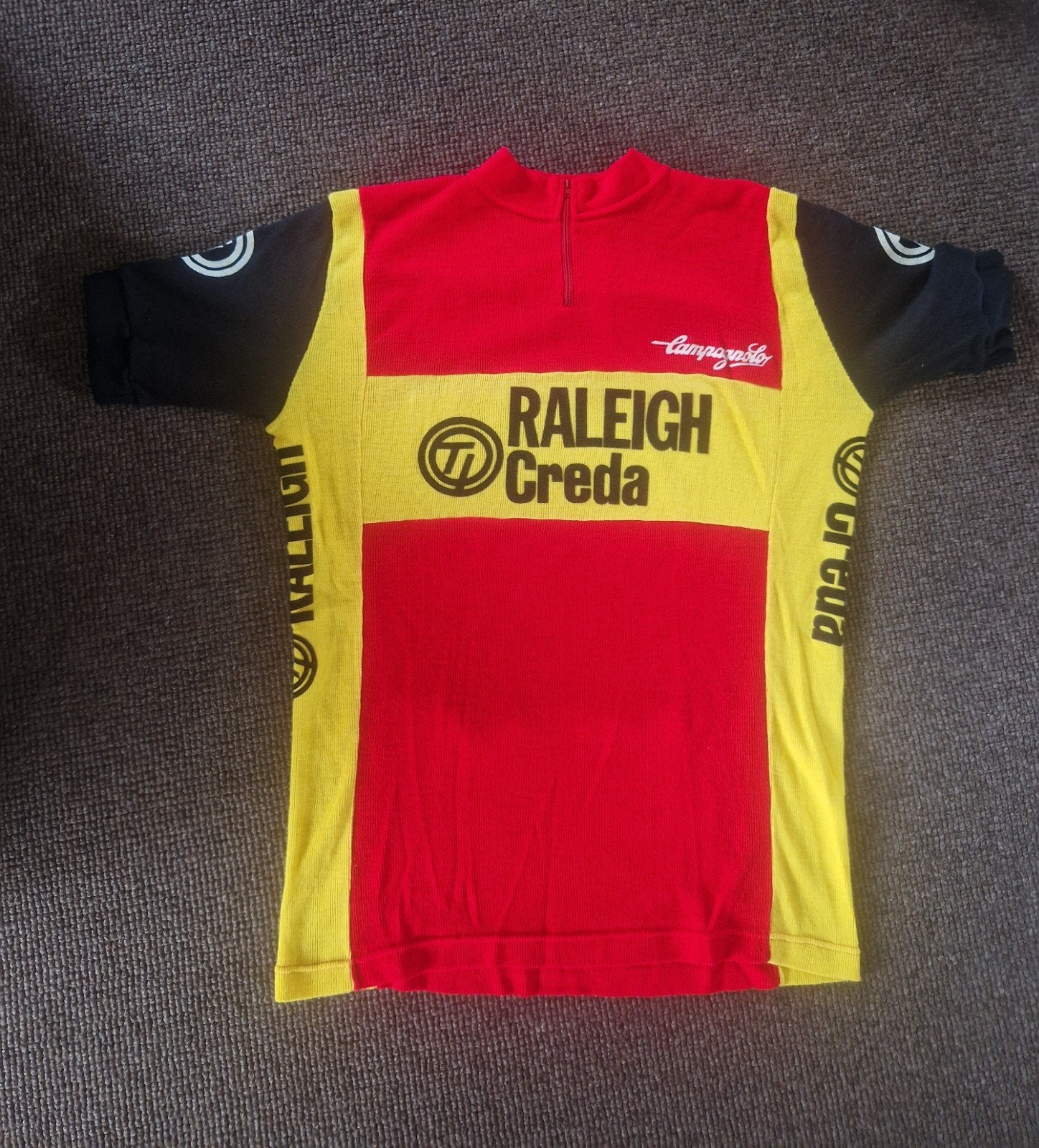 TI Raleigh Creda Campagnolo vintage wielershirt maat L, Ophalen of Verzenden, Zo goed als nieuw, L, Bovenkleding