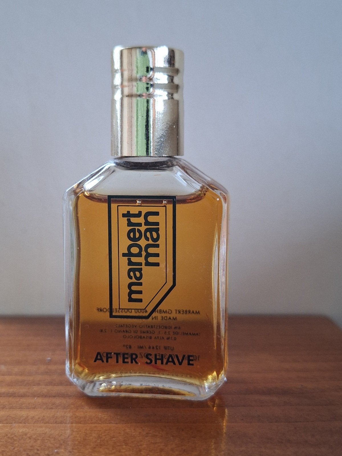 Marbert Man Aftershave 10ml - Ongebruikt, Ophalen of Verzenden, Nieuw, Miniatuur, Gevuld