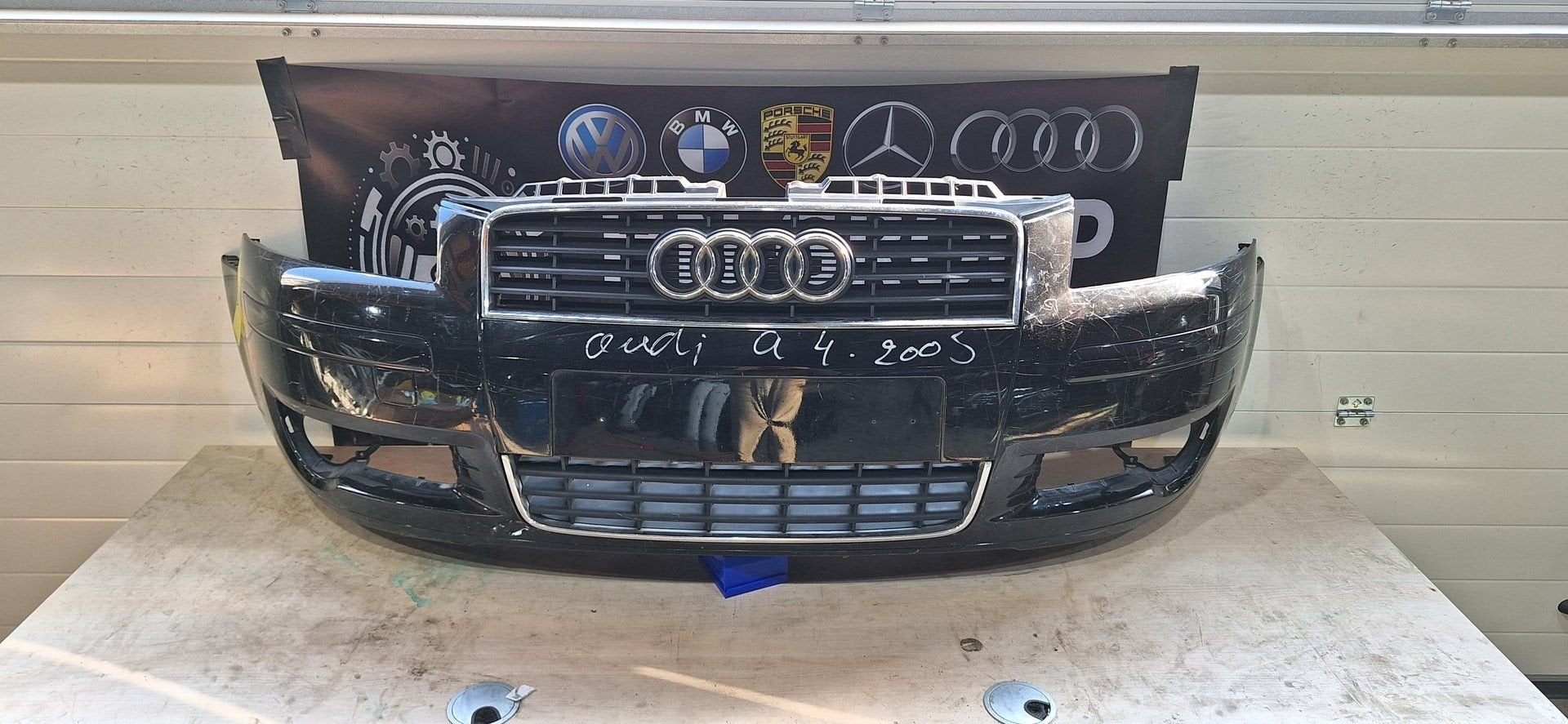 Voorbumper AUDI A4 B7 Blauw voorbumper bumper voor 2004-2008, Gebruikt, -, Voor, -