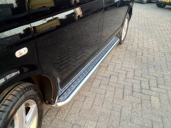 SsangYong Rexton Sidebars met aluminium trede