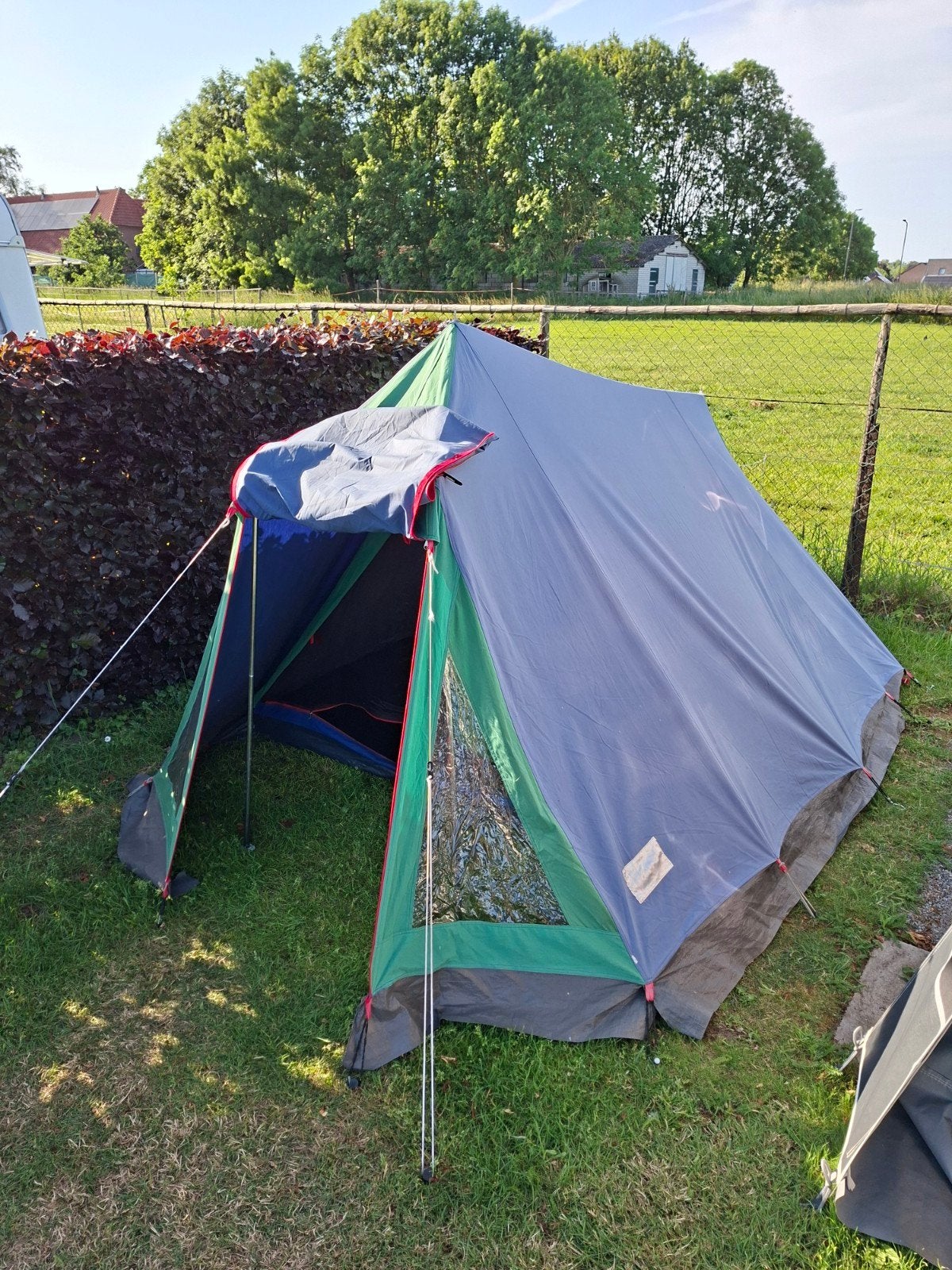 Bijzettent, Ophalen, Gebruikt