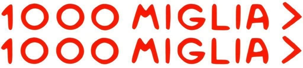 1000 Miglia sticker set #1, Verzenden