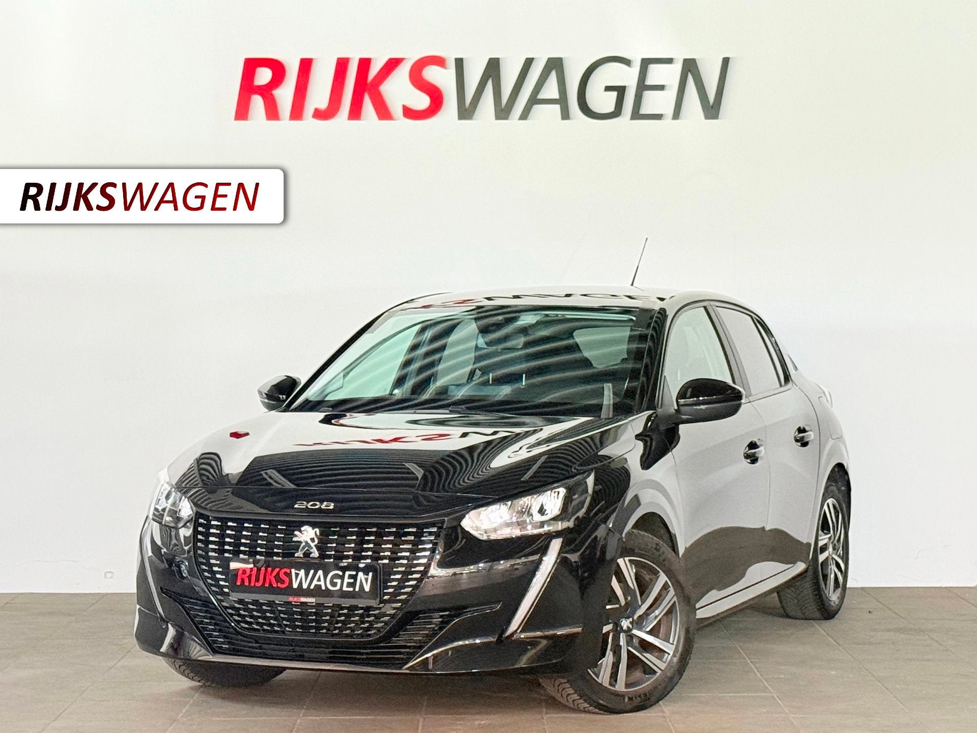 Peugeot 208 1.2 PureTech 75 Allure Cruise/Lane assist/LED, Auto's, Dealer onderhouden, Stof, Gebruikt, Zwart