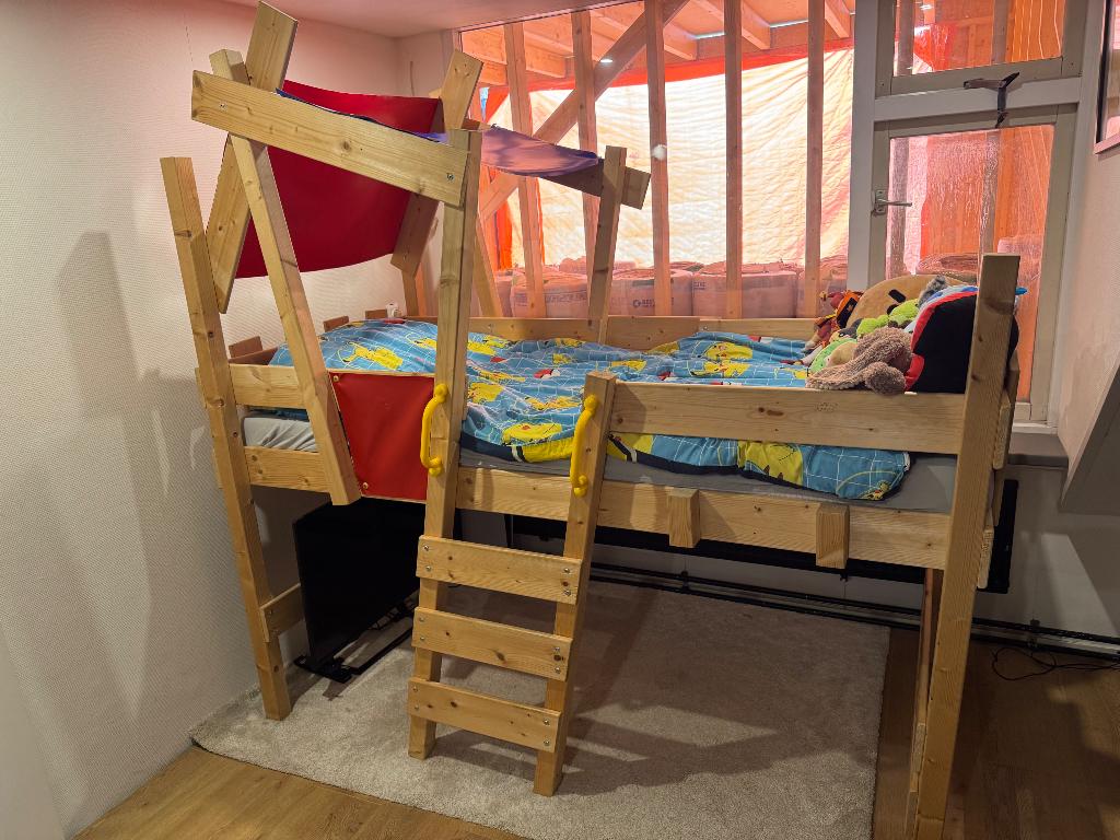 Wickey hoogslaper kinderbed, Ophalen, Gebruikt, Hoogslaper