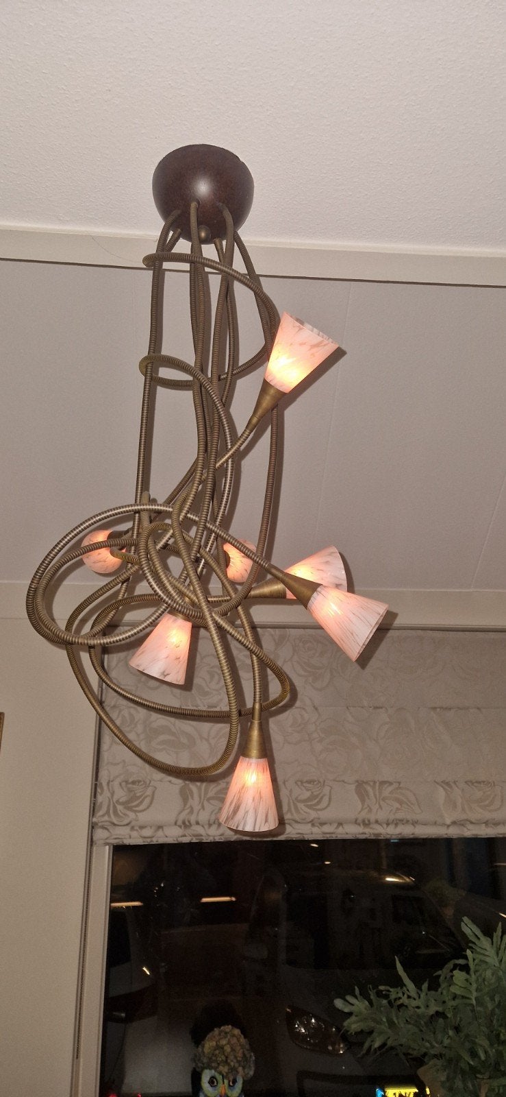 Designlamp Tom Kater met 7 dimbare armen, Ophalen, Gebruikt, Design, Modern, Overige fittingen