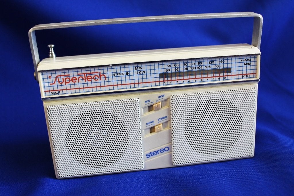 Draagbare Radio SuperTech SR-2 (OldTimer), Audio, Tv en Foto, Verzenden, Zo goed als nieuw, Transistorradio
