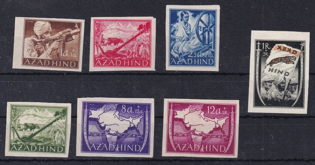 D214) 1943 Azaz Hind diversen meest originele zegels, Verzenden, Duitse Keizerrijk, Postfris