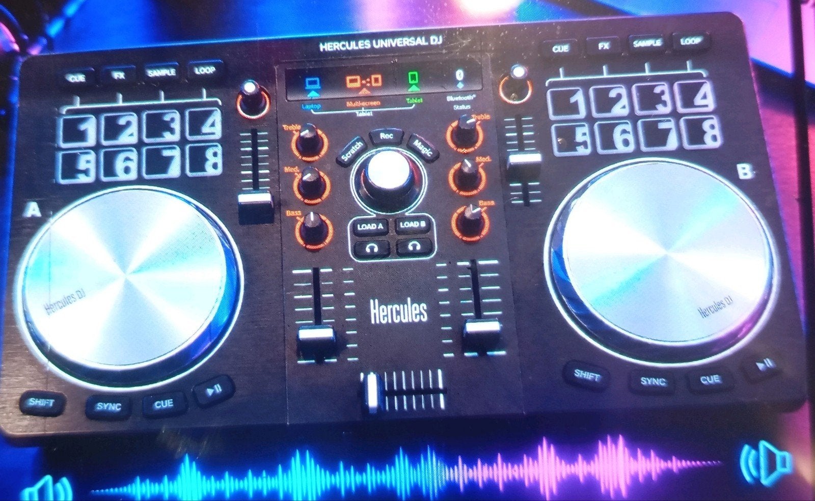 Hercules Universal DJ Controller, Ophalen of Verzenden, Gebruikt, Dj-set, Overige merken