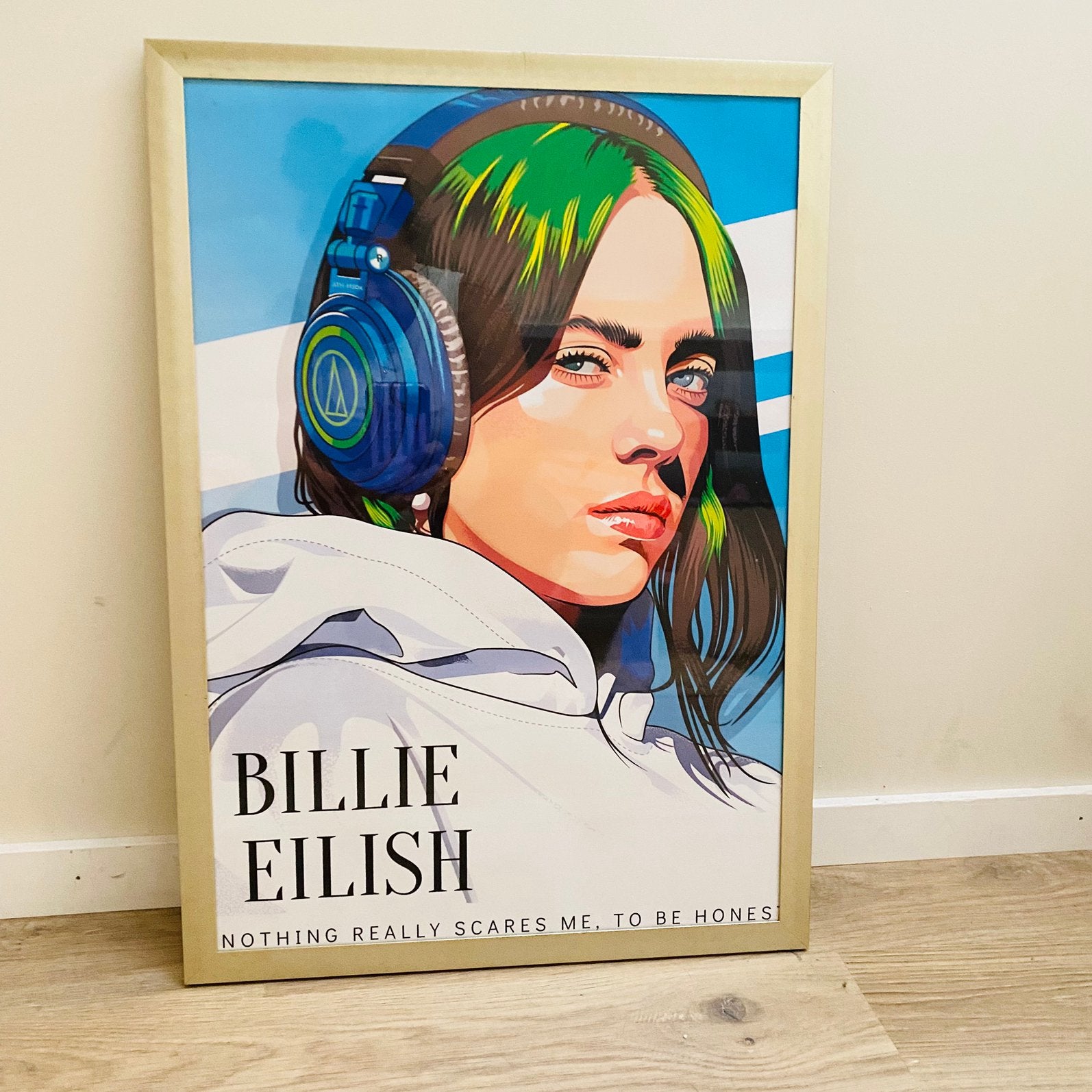 Billie Eilish poster in lijst, Ophalen, Print, Muziek