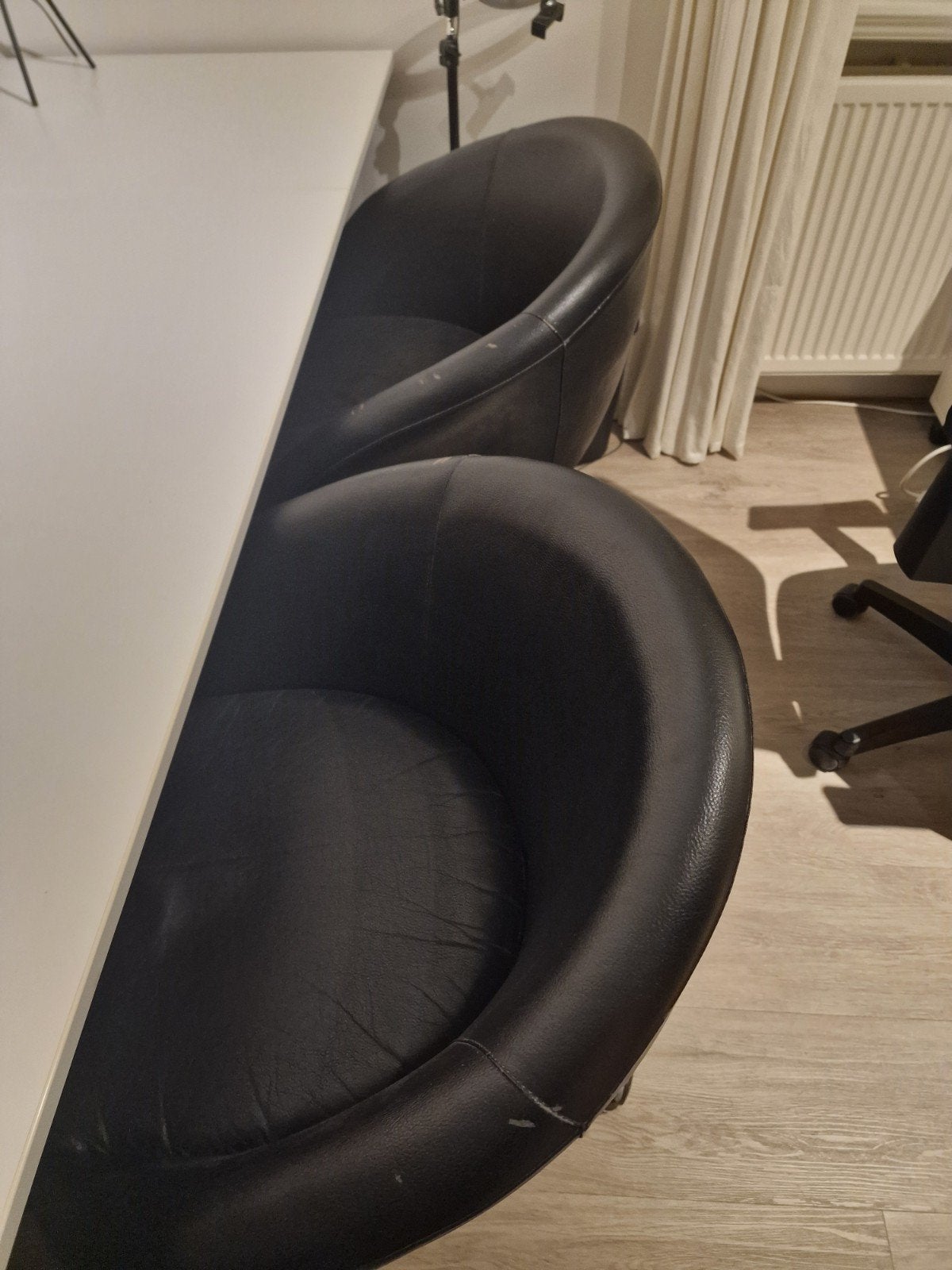 gratis 2 bureaustoelen, Huis en Inrichting, Ophalen, Gebruikt