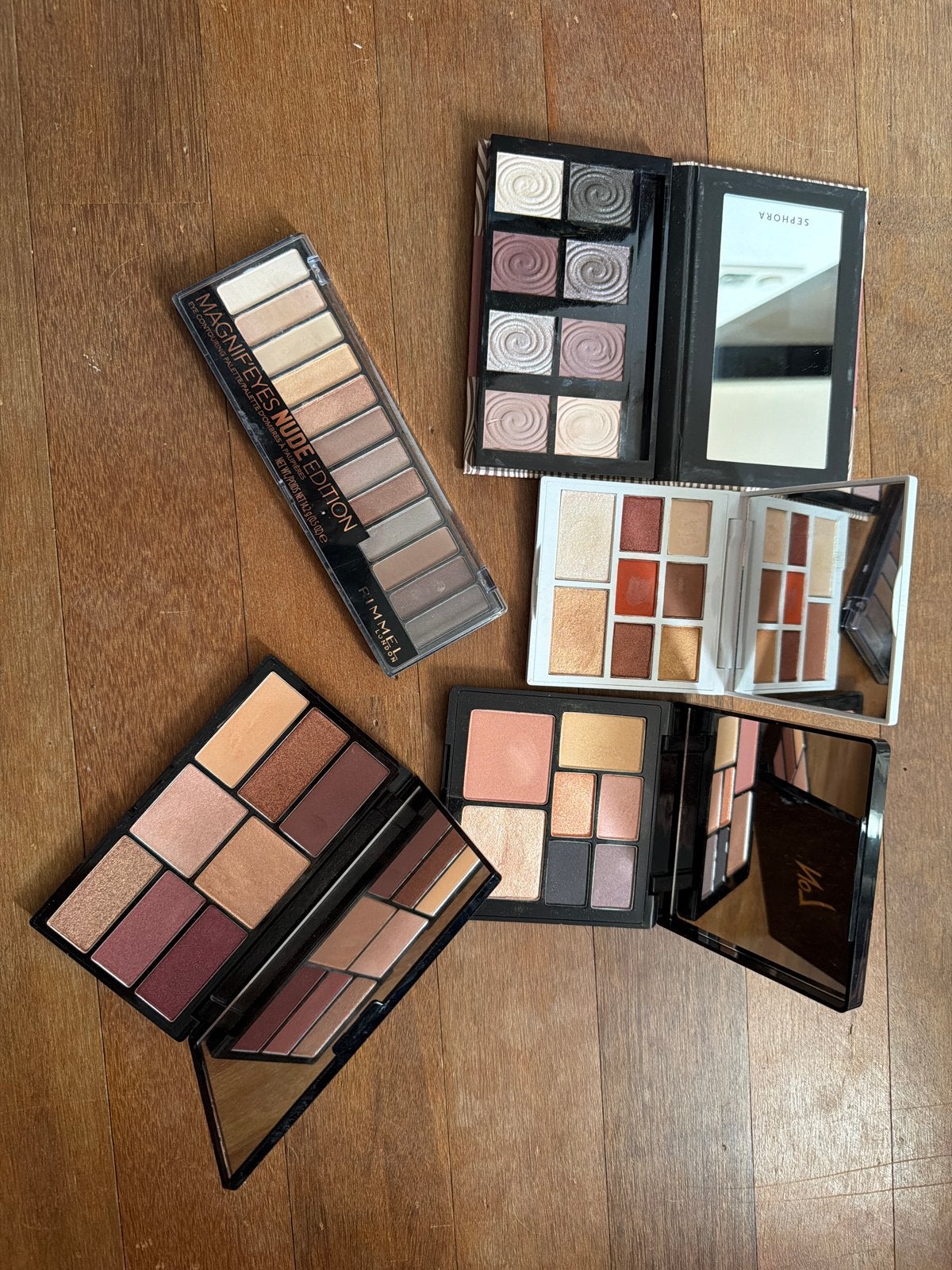 Make-up Paletten: Oogschaduw & Blush - Diverse Merken, Gebruikt, Ophalen of Verzenden, Make-up, Overige kleuren