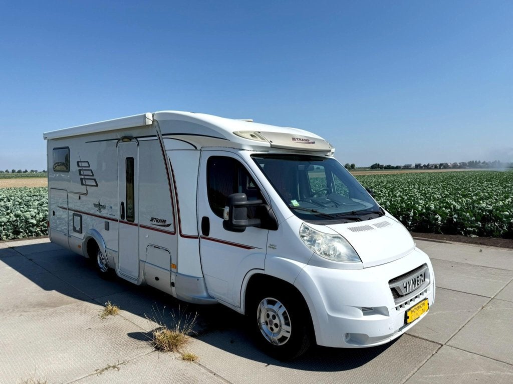 Hymer Tramp 614 SL, Caravans en Kamperen, Ringverwarming, Fiat, Tot en met 2, 7 tot 8 meter