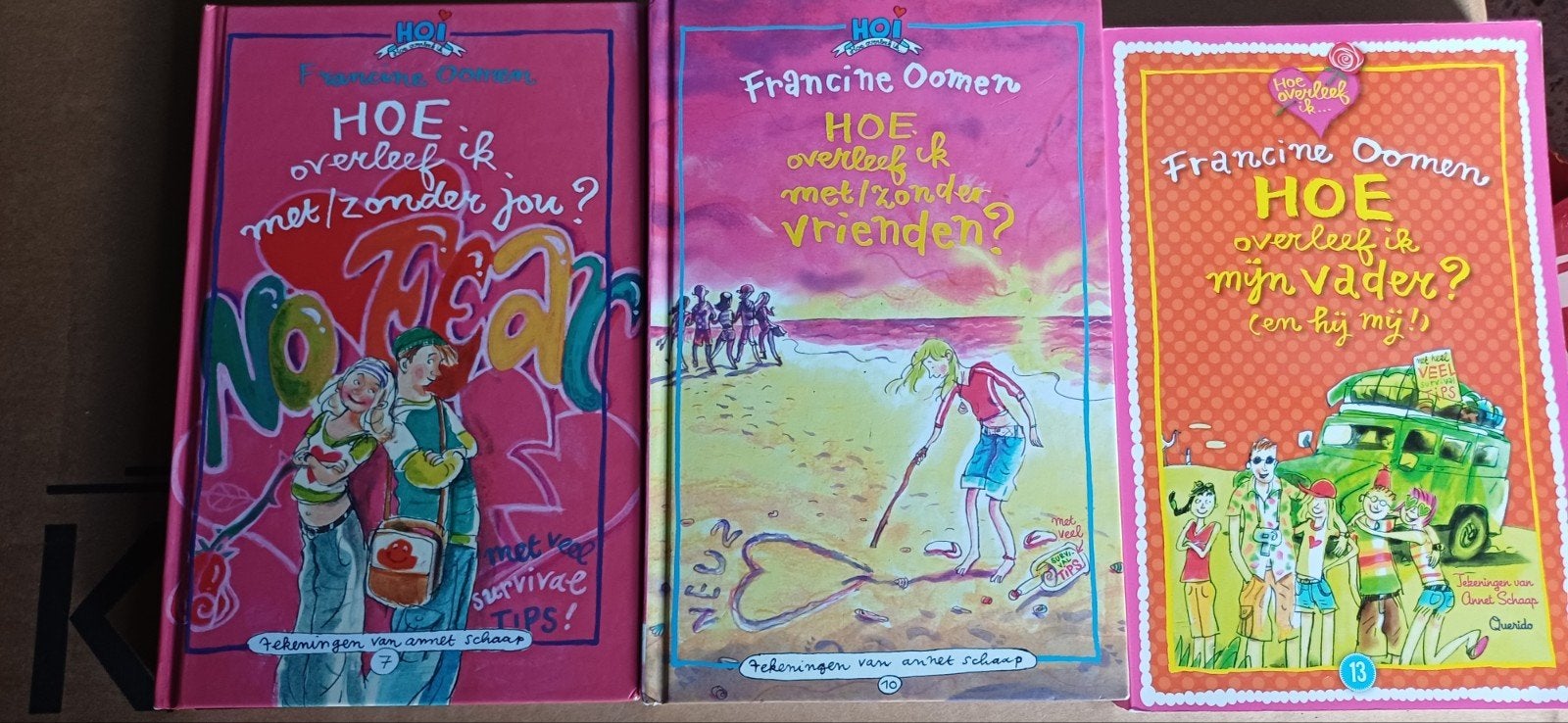 Francine Oomen - Hoe overleef ik... boeken (3 stuks), Ophalen, Gelezen, Francine Oomen, Fictie