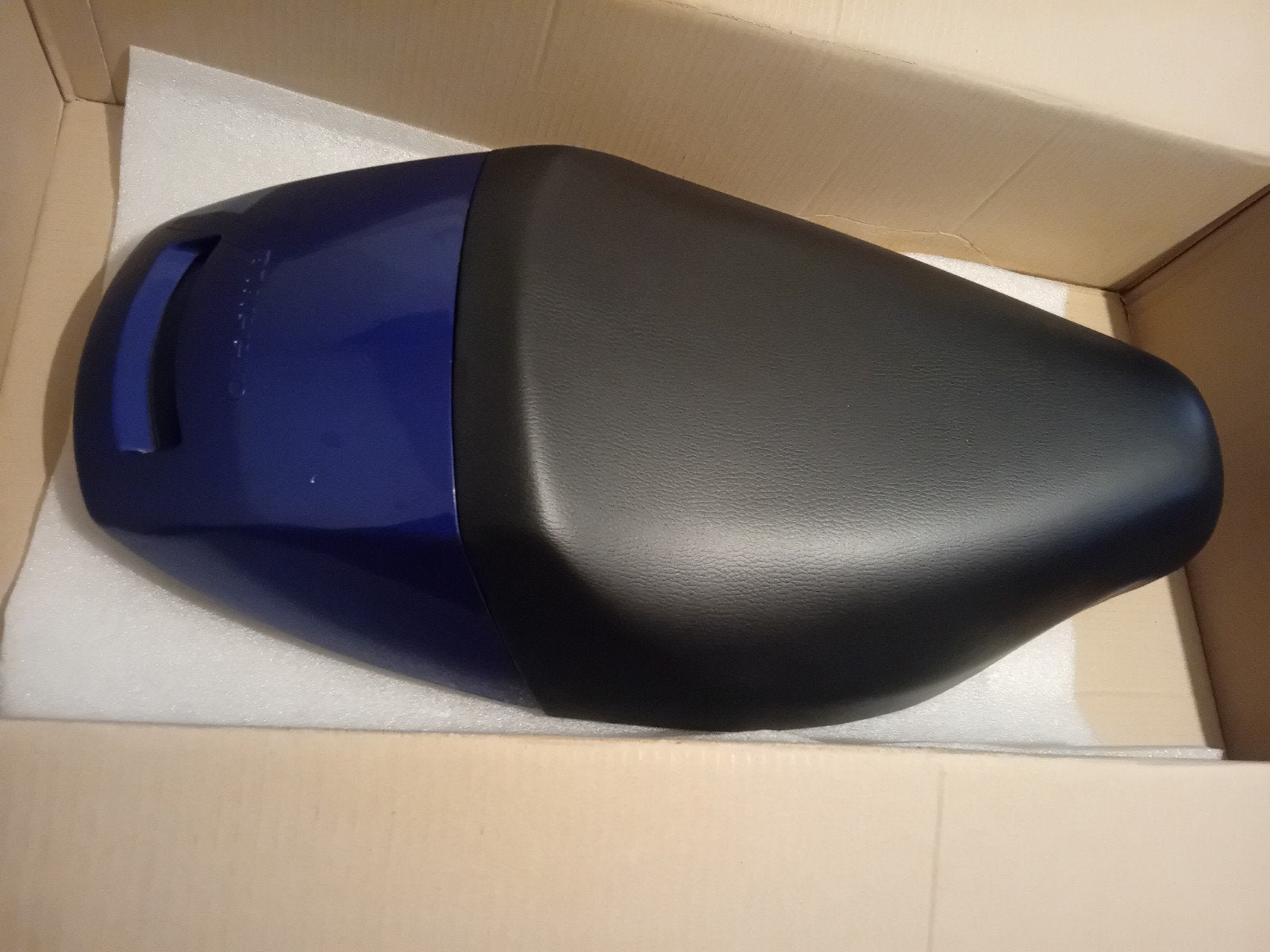 Piaggio Quartz Skr enkel mono zadel blauw, Ophalen of Verzenden