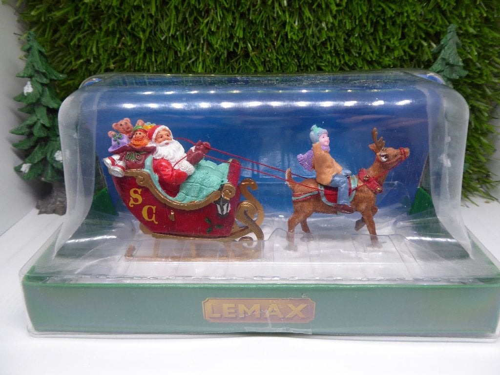 Lemax Item  -  Santa,s slee  --  Ik ruim alles op, Diversen, Kerst, Ophalen, Nieuw