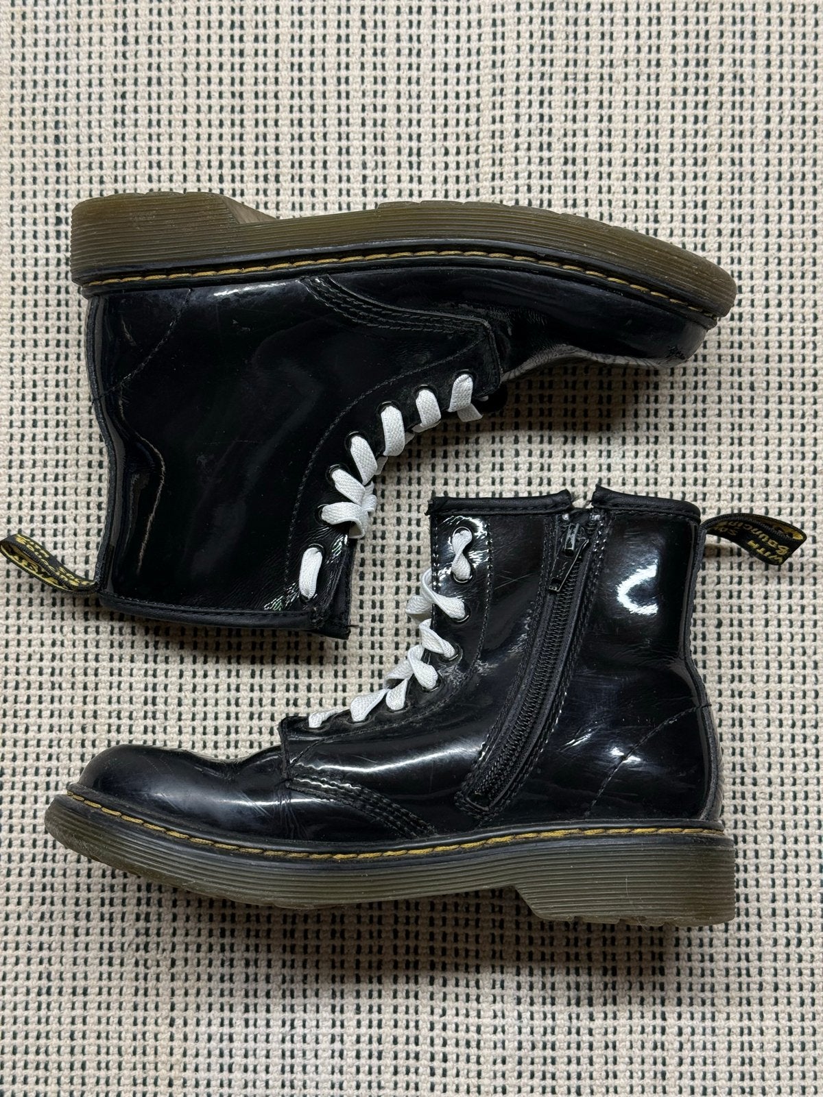 Dr. Martens 1460 J Laarzen Zwart Maat 33 Origineel, Gebruikt, Verzenden, Jongen of Meisje, Laarzen