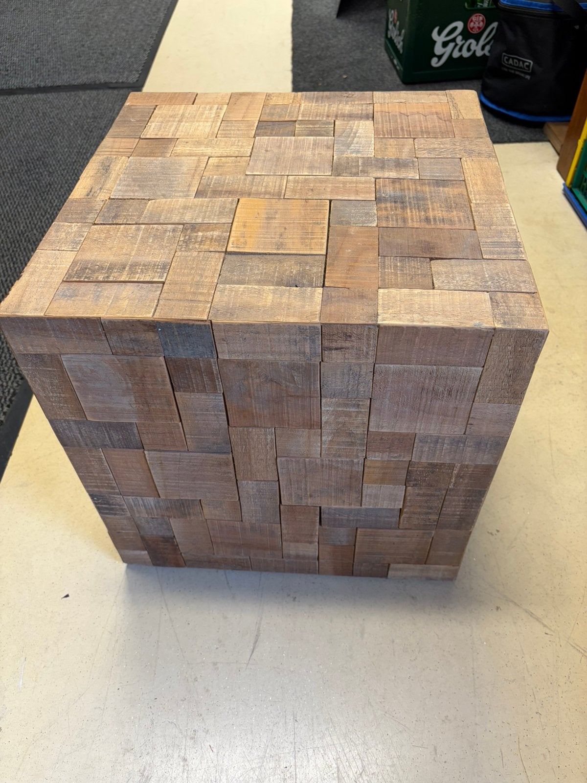 Houten kubus (hol), Ophalen, Rechthoekig, Minder dan 55 cm, Minder dan 45 cm