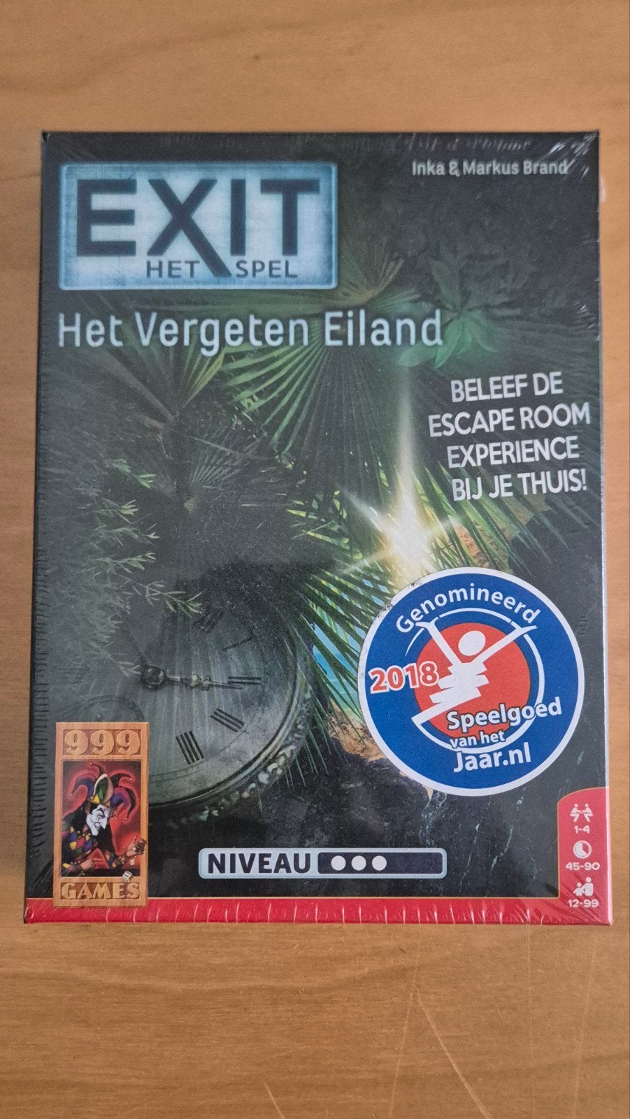 EXIT Het Spel: Het Vergeten Eiland - Escape Room Thuis, Een of twee spelers, Ophalen of Verzenden, Nieuw, 999 Games