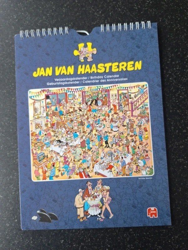 Jan van Haasteren verjaardagskalender, Diversen, Kalenders, Ophalen of Verzenden, Maandkalender, Nieuw