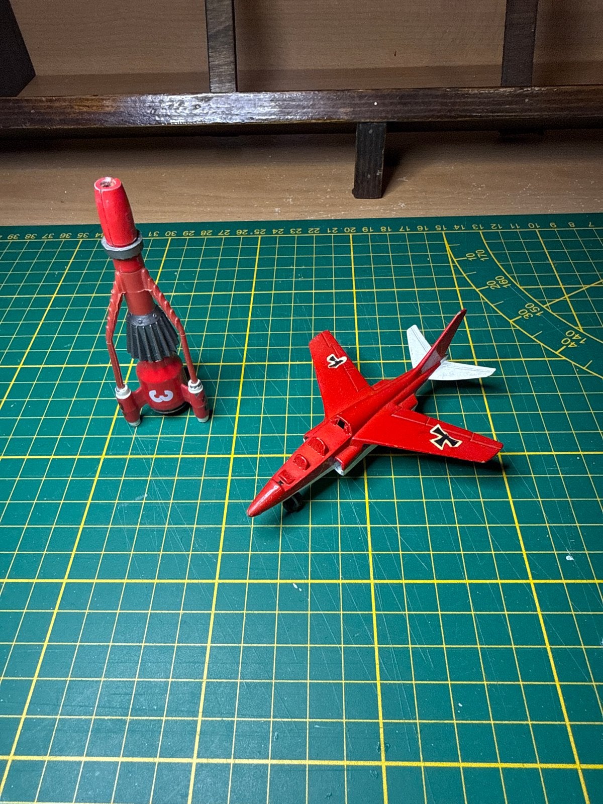 Thunderbirds Dinky Toys: TB3 en TBjet, Ophalen of Verzenden, Gebruikt