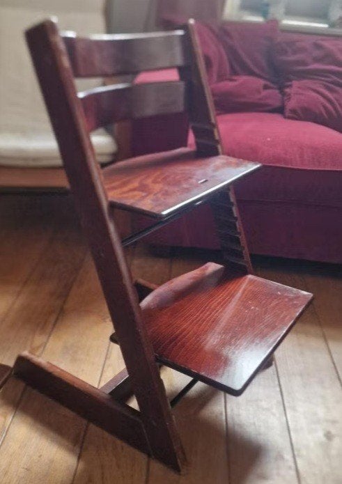 Stokke Tripp Trapp stoel, Ophalen of Verzenden, Gebruikt, Meegroeistoel, Aanschuifbaar