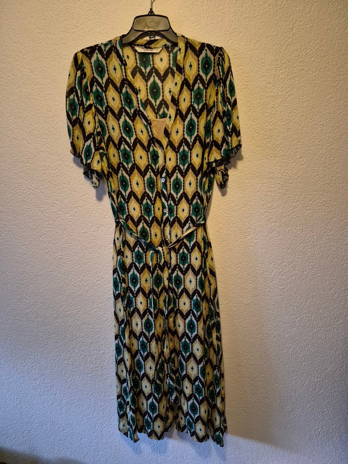 summum lange jurk maat 40, Kleding | Dames, Maat 38/40 (M), Summum Woman, Meerkleurig, Ophalen of Verzenden