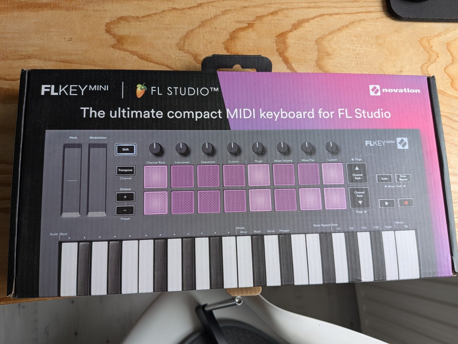 Novation FLkey Mini MIDI-keyboard voor FL Studio, Muziek en Instrumenten, Keyboards, Ophalen of Verzenden, Zo goed als nieuw, Overige merken