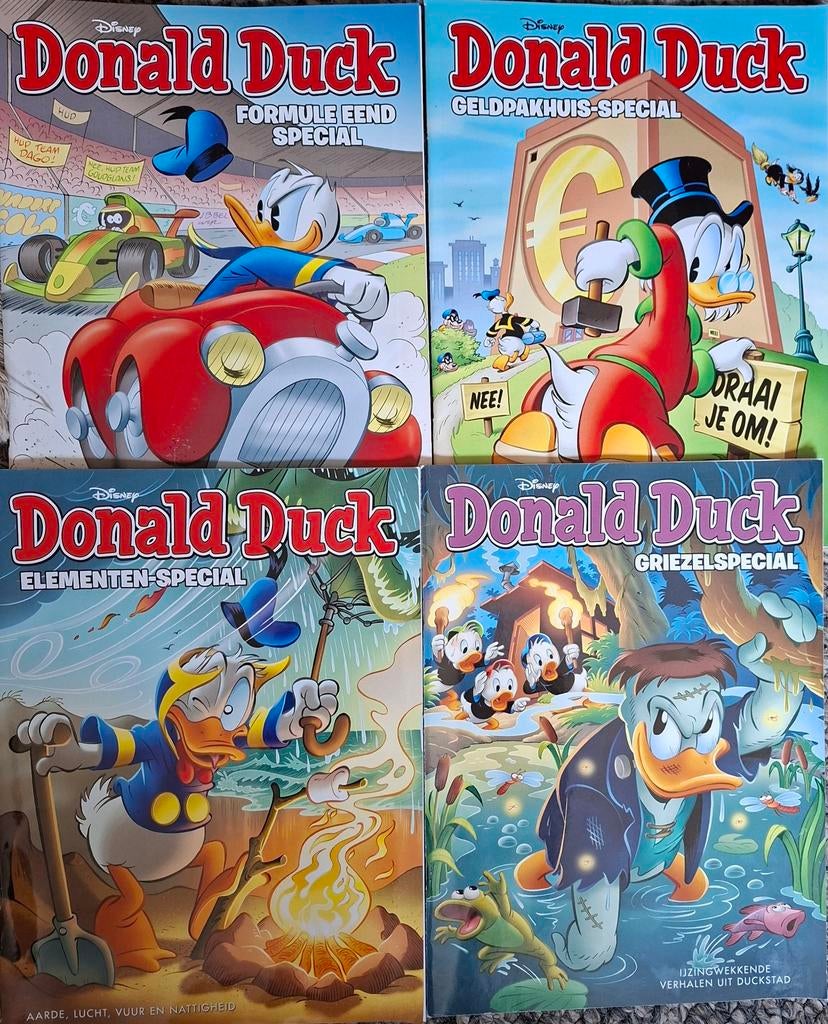 Donald Duck  - 4 x special - NIEUW, Boeken, Strips | Comics, Verzenden, Europa, Nieuw, Meerdere comics