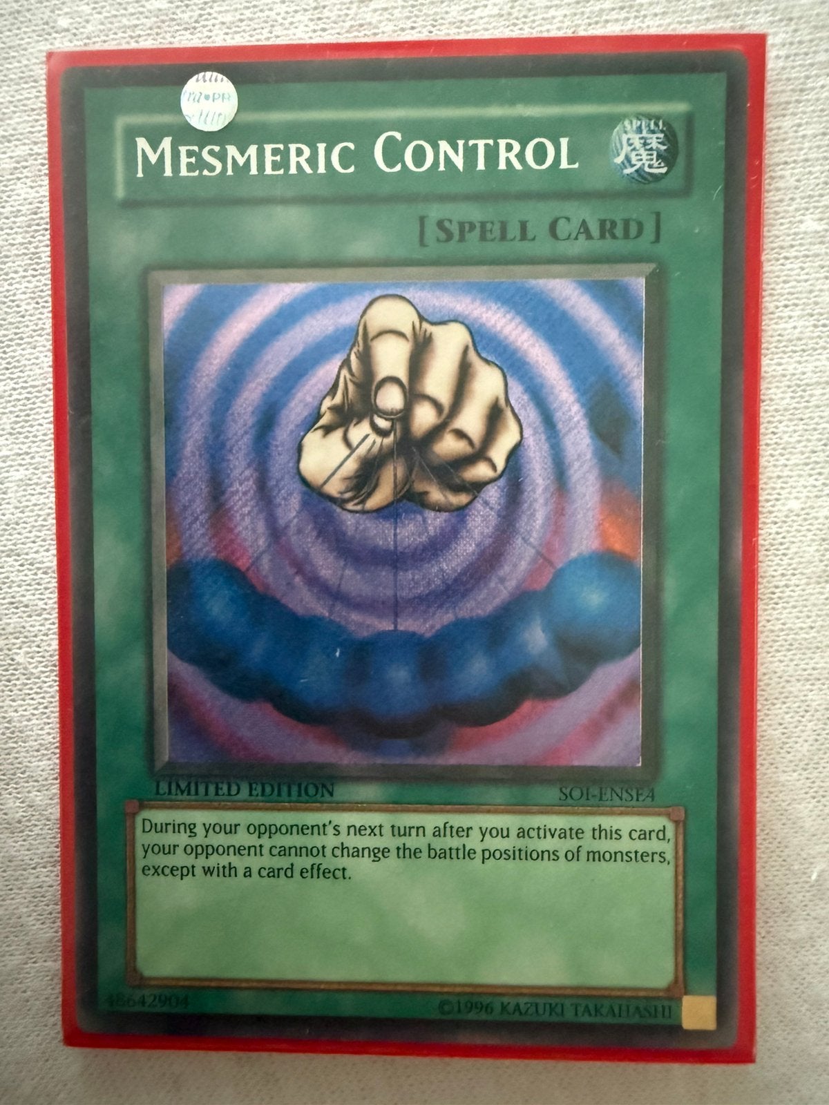 Mesmeric Control yugioh Secret Rare, Verzenden, Nieuw, Losse kaart, Foil
