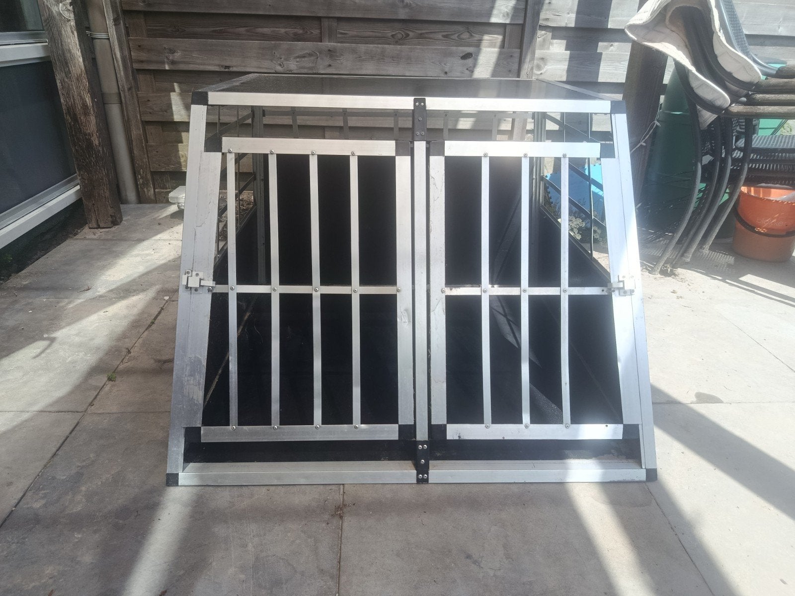 Autobench grote hond, Dieren en Toebehoren, Hondenhokken, Gebruikt, 65 tot 100 cm, 75 tot 110 cm, Ophalen