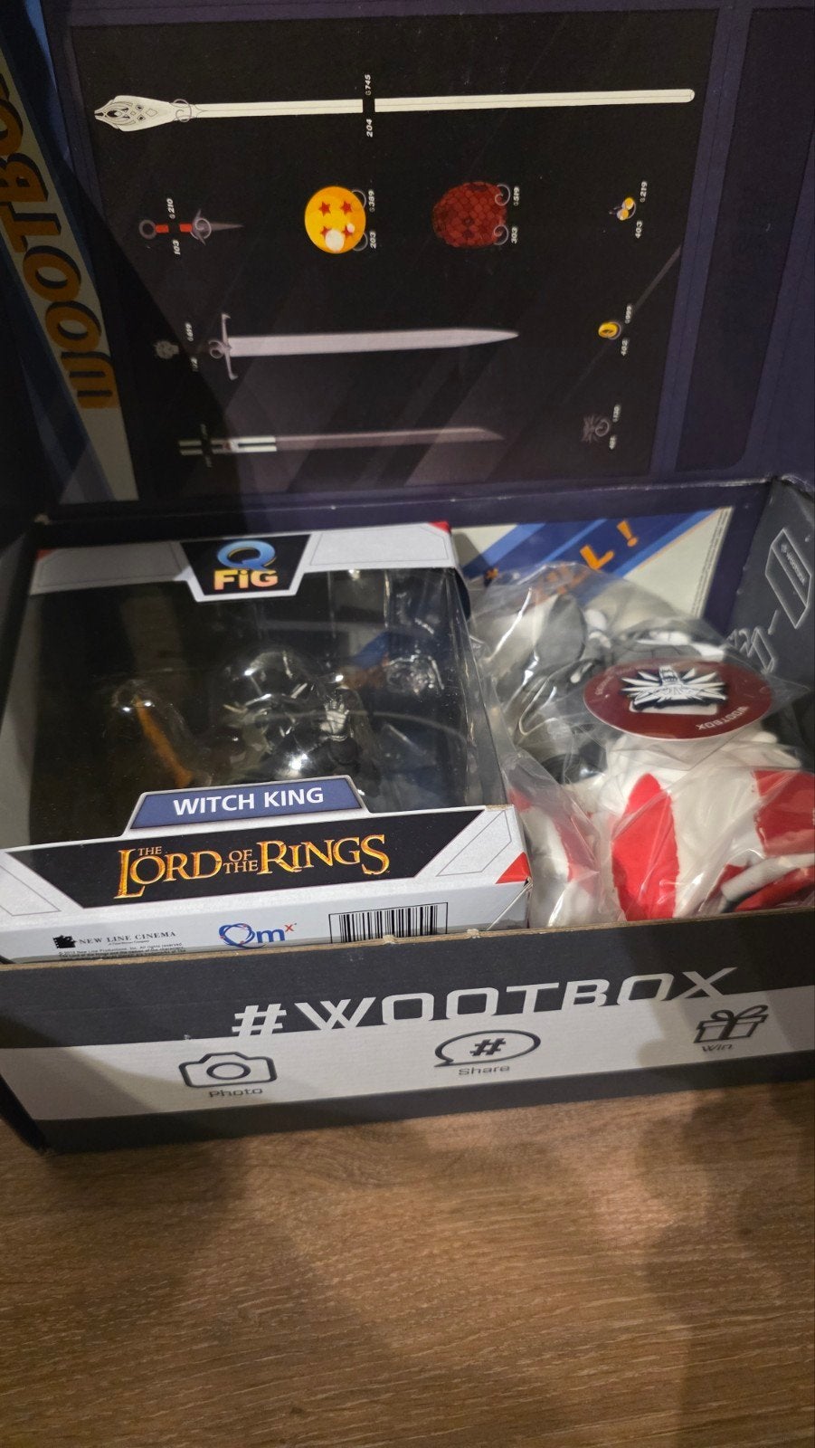 Wootbox: Witch King Q-Fig & Anime T-shirt (Nieuw), Ophalen of Verzenden