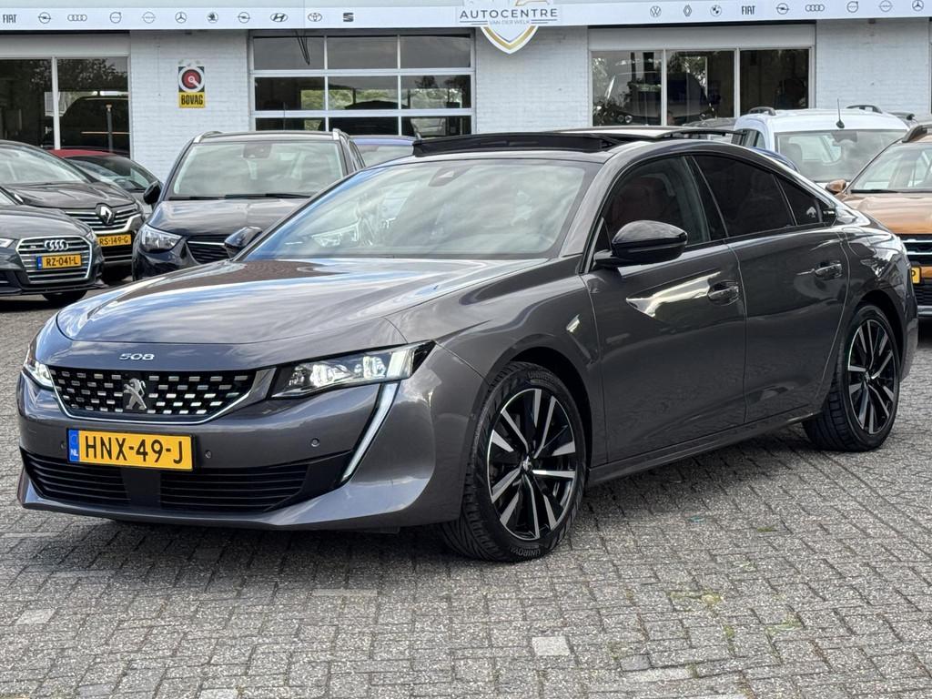 Peugeot 508 1.6 HYBRID GT PANO | NAVI | KLIMA | LEER | BOVAG, Gebruikt, Euro 6, 4 cilinders, Automatische klimaatregeling