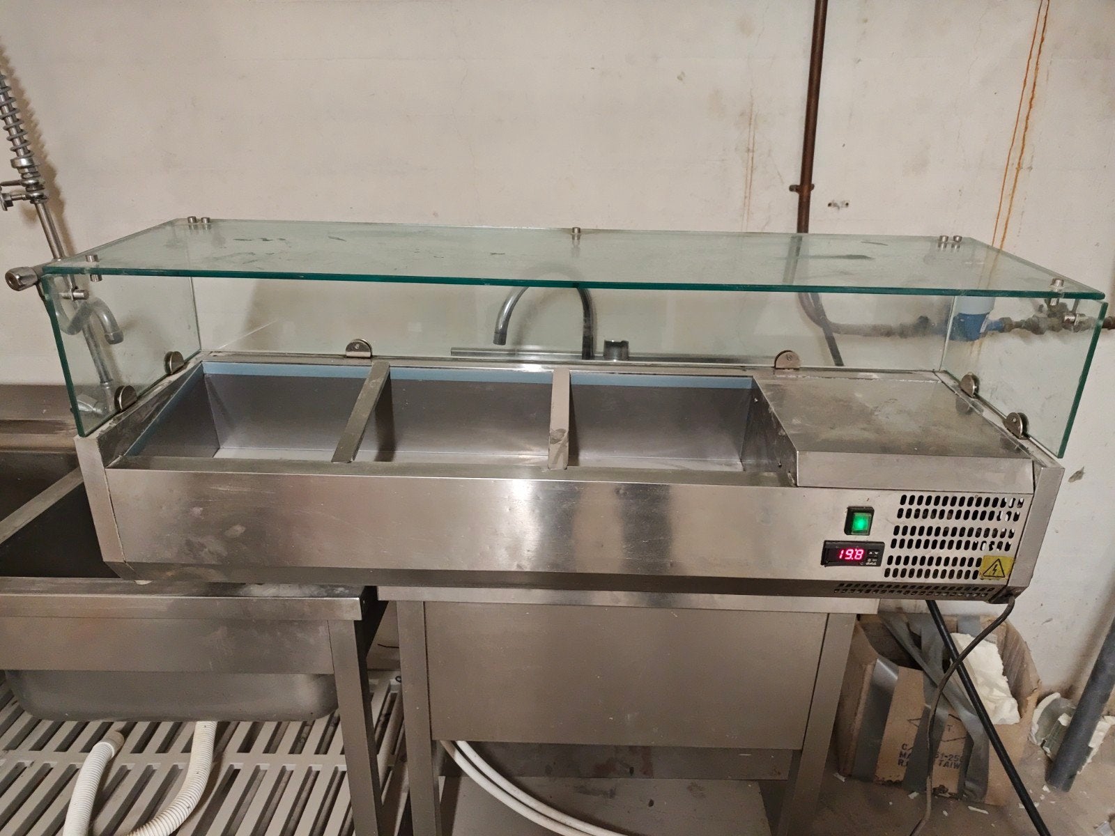 Professionele Saladiere - RVS Koelvitrine voor Horeca, Ophalen