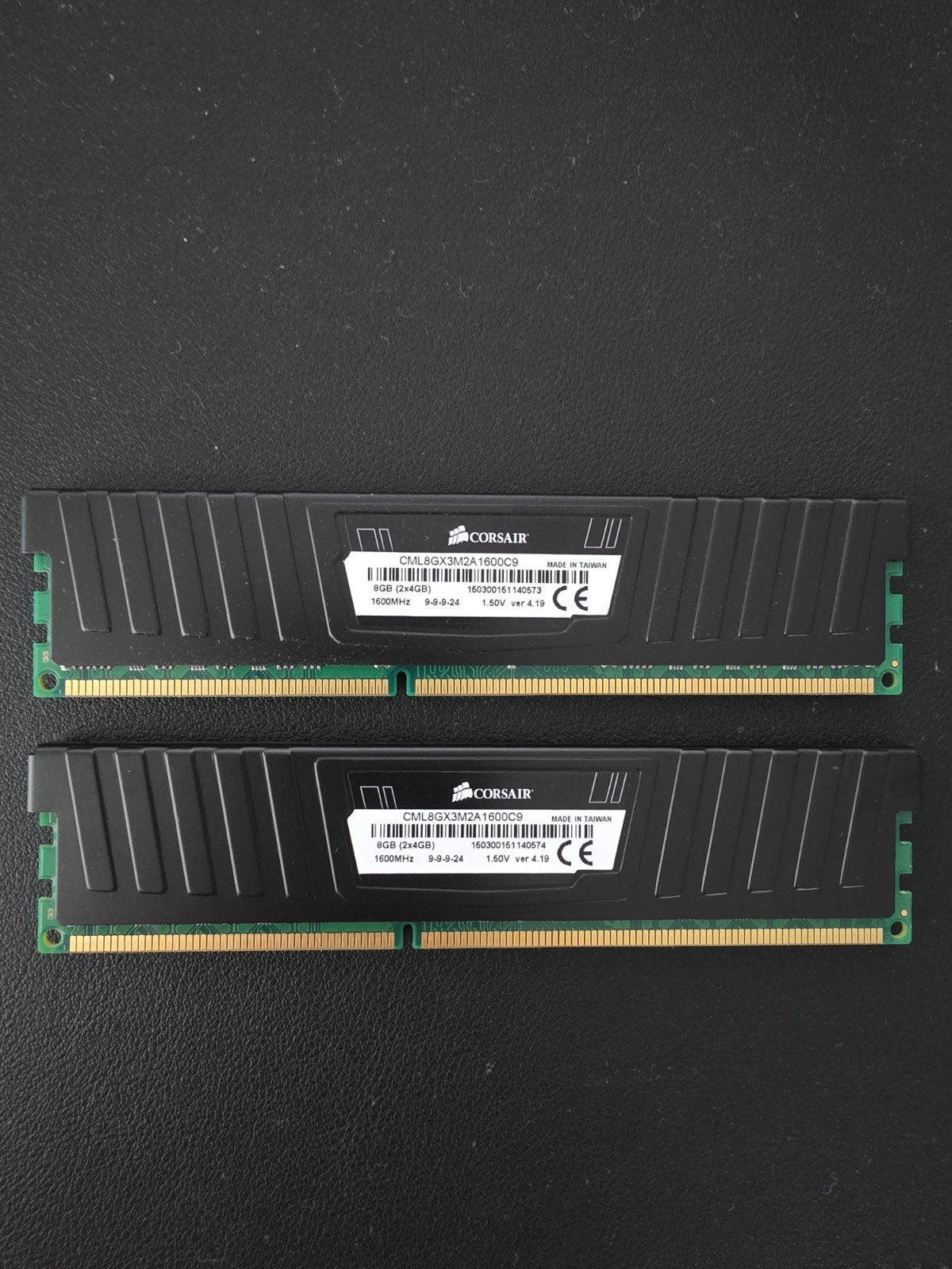 Corsair Vengeance DDR3 RAM 8GB (2x4GB) 1600MHz, 8 GB, DDR3, Ophalen of Verzenden, Zo goed als nieuw