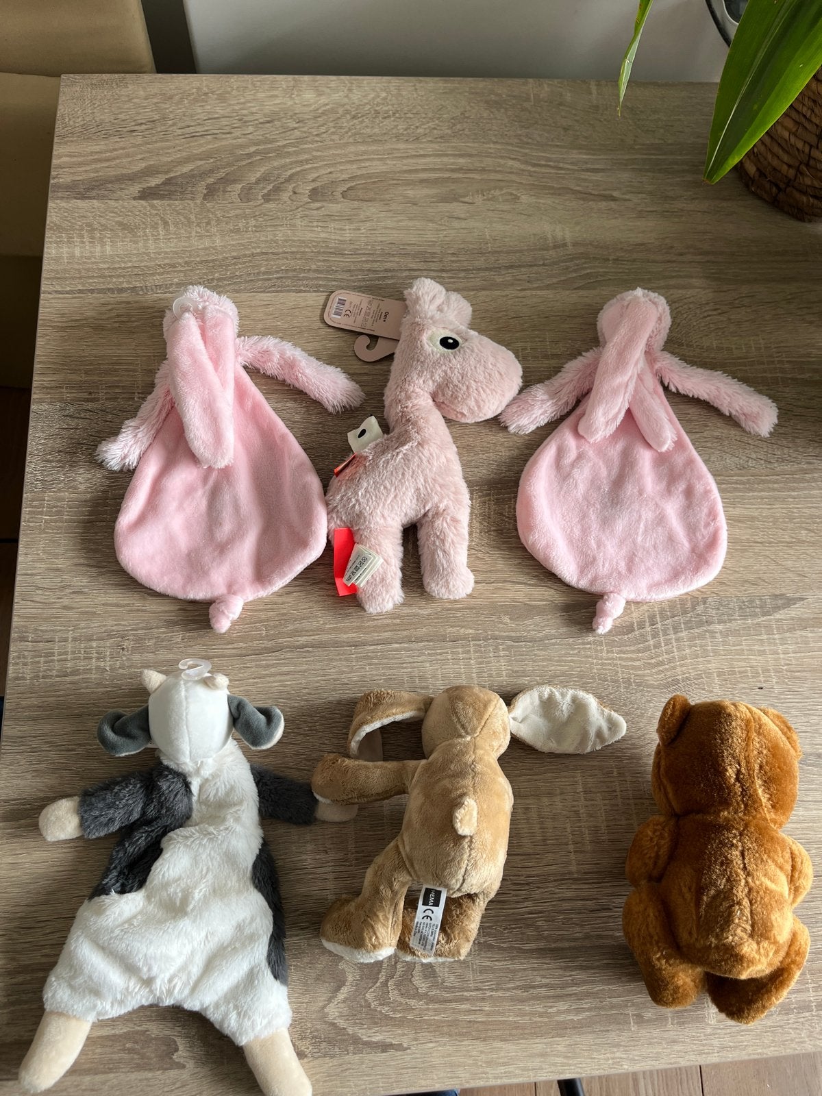 Diverse knuffels en knuffeldoekjes - Happy Horse, Raffi, Jan, Gebruikt, Happy Horse, Konijn, Ophalen of Verzenden