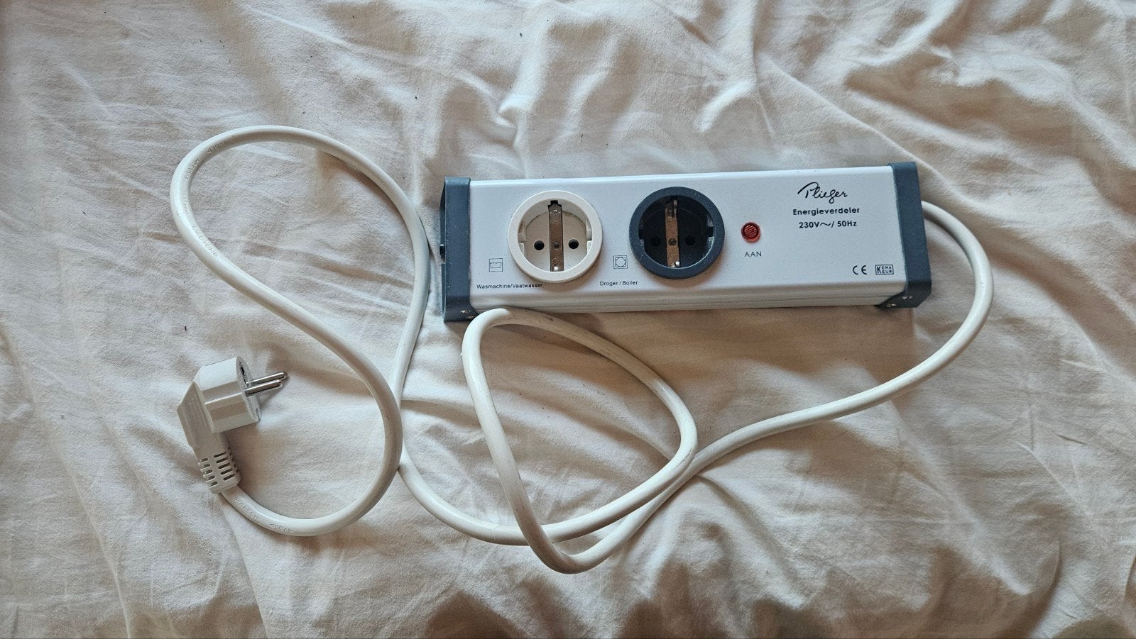 Plieger Energieverdeler combiregelaar voor wasmachine/droger, Witgoed en Apparatuur, Ophalen of Verzenden, Gebruikt