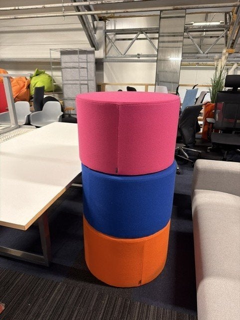 Design poef / kruk Pedrali – Rond – Ø65 x H43 cm, Minder dan 50 cm, Rond, Minder dan 50 cm, Ophalen of Verzenden
